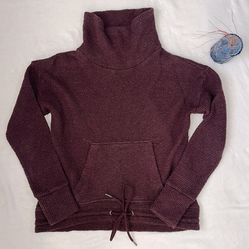 Deep purple cowl neck sweater